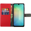 Volte-Tel ���� Samsung A26 5G A266 6.64'' Allure Magnet Book Stand Clip RED