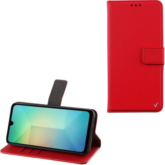 Volte-Tel ���� Samsung A26 5G A266 6.64'' Allure Magnet Book Stand Clip RED