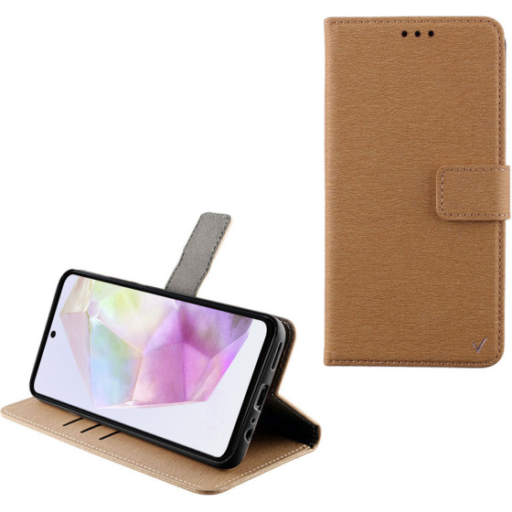 Volte-Tel ���� Samsung A36 5G A366 6.64'' Allure Magnet Book Stand Clip GOLD