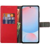 Volte-Tel ���� Samsung A56 5G A566 6.7'' Allure Magnet Book Stand Clip RED