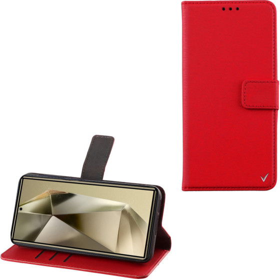 Volte-Tel ���� Samsung S25 Ultra 5G S938 6.9'' Allure Magnet Book Stand Clip RED