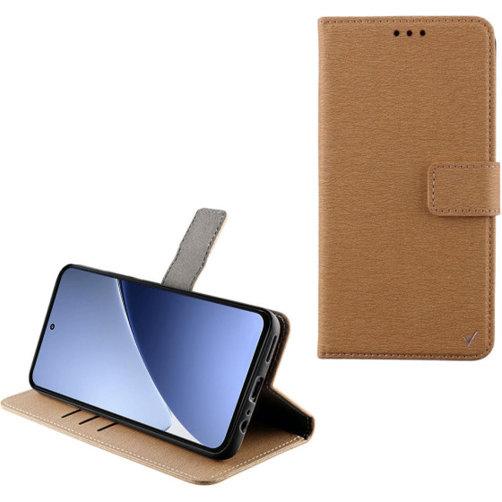 Volte-Tel ���� Xiaomi 15 Pro 5G 6.73'' Allure Magnet Book Stand Clip GOLD