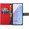 Volte-Tel ���� Xiaomi Redmi Note 14 5G 6.67'' Allure Magnet Book Stand Clip RED