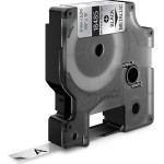 ������ ������������� Dymo Ind Rhino Tape Permanent Polyester Black On Metallic 9mm - (SS071817)