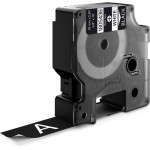 ������ ������������� Dymo Ind Rhino Tape Vinyl White On Black 19mm - (1805436)