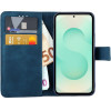 Lime Successories Lime ���� Samsung S25 Plus 5G S936 6.7'' Essential Magnet Book Stand Clip Dark BLUE