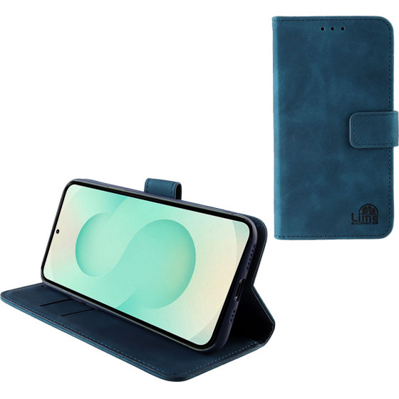 Lime Successories Lime ���� Samsung S25 Plus 5G S936 6.7'' Essential Magnet Book Stand Clip Dark BLUE