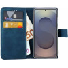 Lime Successories Lime ���� Samsung S25 Ultra 5G S938 6.9'' Essential Magnet Book Stand Clip Dark BLUE