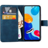 Lime Successories Lime ���� Xiaomi Redmi Note 11/Redmi Note 11S 6.43'' Essential Magnet Book Stand Clip Dark BLUE