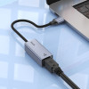Hoco ���������� USB-� �� RJ45 Otg 10/100/1000MBps 12cm ���� - (UA37)
