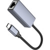 Hoco ���������� USB-C �� RJ45 Otg 10/100/1000MBps 12cm ���� - (UA37)