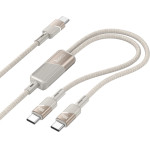 Hoco ������� �������� USB-C �� 2 x USB-C 100W 20V/5A ����� 1.2m. - (U139)