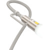 Hoco ������� �������� USB-C/Ip �� USB-C/���� 3A 1.2m Braided ���� - (U138)