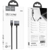 Hoco ��������� ������� �������� USB-C �� Mag3 140W �� Braided ������� 1.8m ����� - (U141)