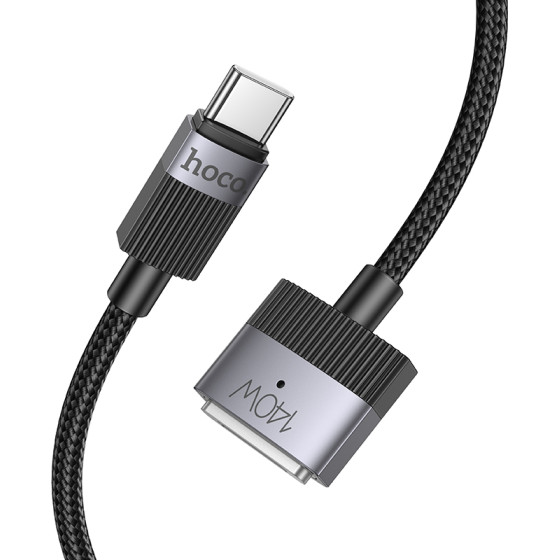 Hoco ��������� ������� �������� USB-C �� Mag3 140W �� Braided ������� 1.8m ����� - (U141)