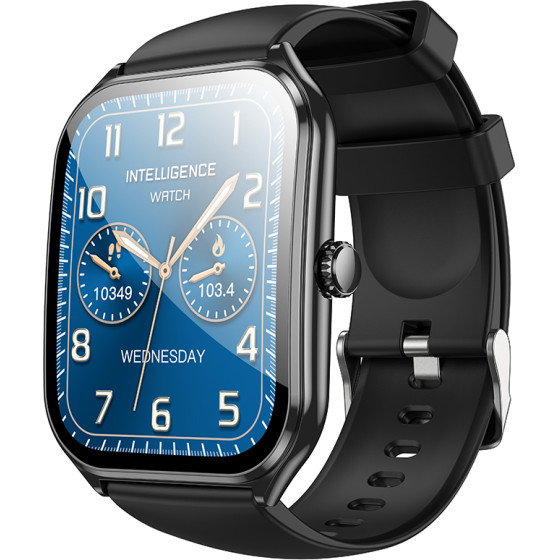 Hoco Smartwatch IP67 Amoled ����� 1.96'' 200mAh V5.2 �� ���������� ������� ����� - (Y28)