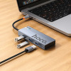 Hoco Usb Hub 5-in-1 USB-C �� HDTV+PD+ 3 � USB3.0 ���� 18cm - (HB50 Wow)