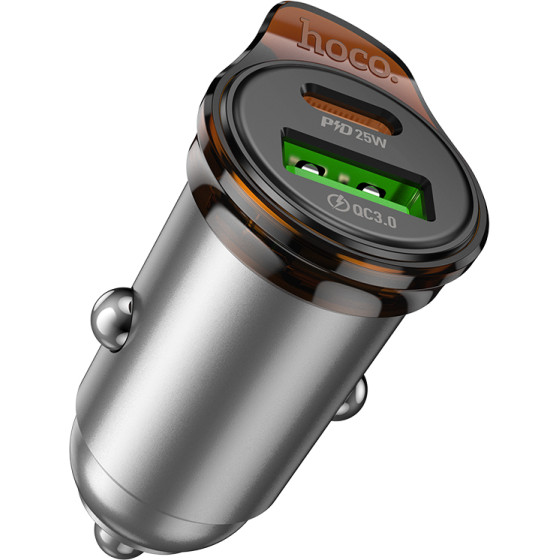 Hoco ��������� ����������� USB-C+ USB-A 43W ���� - (NZ16A Rigorous)