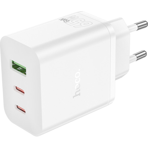 Hoco ��������� �������� 65W �� 2 x USB-C ��� 1x USB-A ������ - (N51 Scenery)