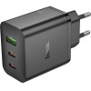 Hoco ��������� �������� 65W �� 2 x USB-C ��� 1x USB-A ������ - (N51 Scenery)