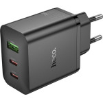 Hoco ��������� �������� 65W �� 2 x USB-C ��� 1x USB-A ������ - (N51 Scenery)