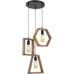 GloboStar Ember Vintage �������� ��������� ������� ������� 3 x E27 IP20 ����� ������� �� ������ ���� - �35 x �40 x �70cm - (201-0102)