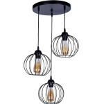 GloboStar Flamia Vintage �������� ��������� ������ ������� 3 x E27 IP20 ����� ������� - �40 x �40 x �60cm - (201-0109)