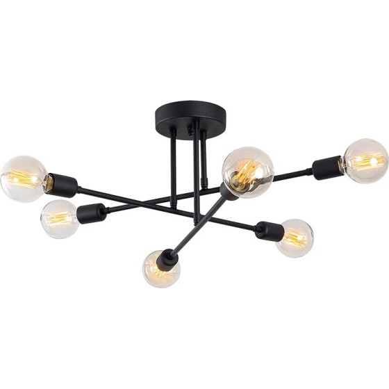 GloboStar Lamira �������� ��������� ������ ������ �������� 6 x E27 IP20 ����� ������� - �40 x �40 x �25cm - (201-0029)