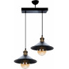 GloboStar Lucana 201-00043 Vintage �������� ��������� ���� Vintage ������ 2 x E27 IP20 M�������� ����� - �40 x �25 x �75cm - (201-0043)