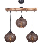 GloboStar Luma Vintage �������� ��������� ���� ������� 3 x E27 IP20 ���� ���� �� ���� ������ - �50 x �20 x �63cm - (201-0012)