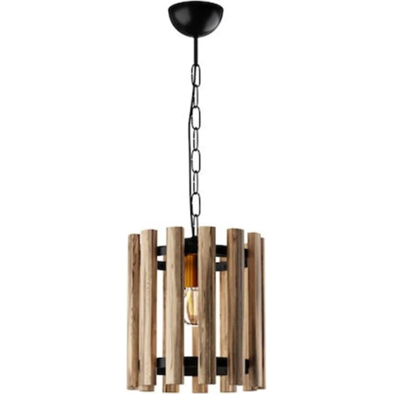 GloboStar Prismon Vintage �������� ��������� ������ ������ �������� 1 x E27 IP20 ������ ���� �� ����� ������� - �25 x �25 x �65cm - (201-0061)