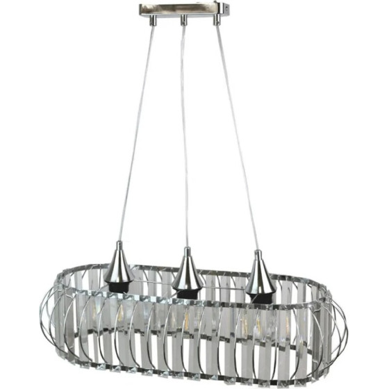 GloboStar Razia Vintage �������� ��������� ��������� ������� 3 x E27 IP20 ����� ������� �� ������� ����� - �60 x �40 x �70cm - (201-0101)