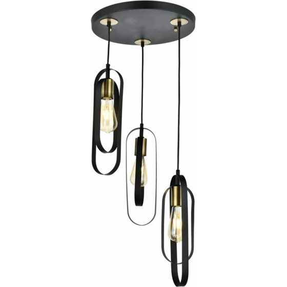 GloboStar Sparkio Vintage �������� ��������� ������ ������� 3 x E27 IP20 ����� �� ����� ������� - �30 x �30 x �80cm - (201-0025)