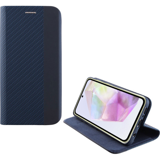 Idol 1991 ���� Samsung A36 5G A366 6.64'' Elite ANTI-Rfid Book Stand BLUE