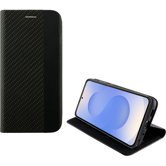 Idol 1991 ���� Samsung S25 5G S931 6.2'' Elite ANTI-Rfid Book Stand BLACK
