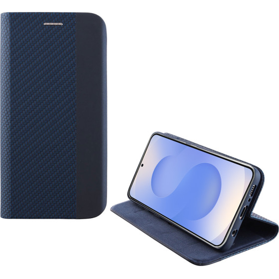 Idol 1991 ���� Samsung S25 5G S931 6.2'' Elite ANTI-Rfid Book Stand BLUE