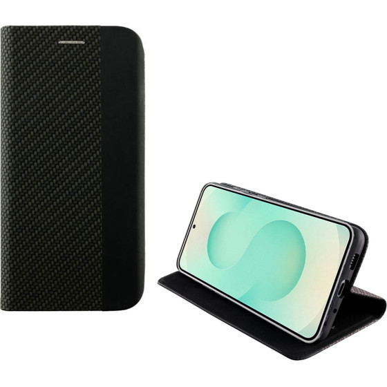 Idol 1991 ���� Samsung S25 Plus 5G S936 6.7'' Elite ANTI-Rfid Book Stand BLACK