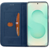 Idol 1991 ���� Samsung S25 Plus 5G S936 6.7'' Elite ANTI-Rfid Book Stand BLUE