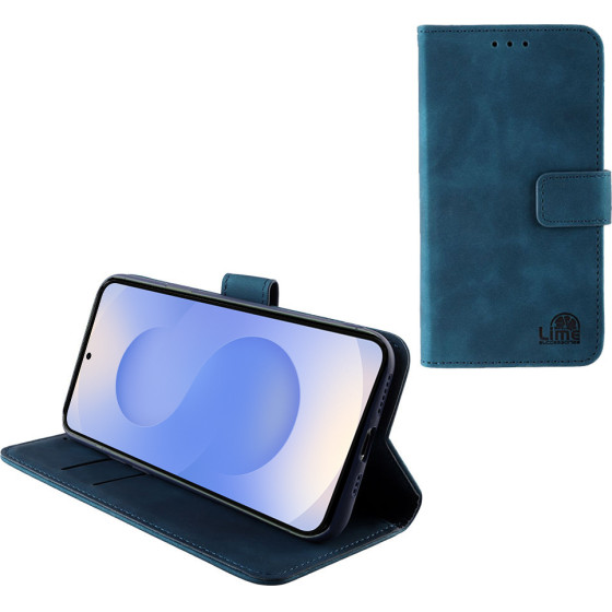 Lime Successories Lime ���� Samsung S25 5G S931 6.2'' Essential Magnet Book Stand Clip Dark BLUE