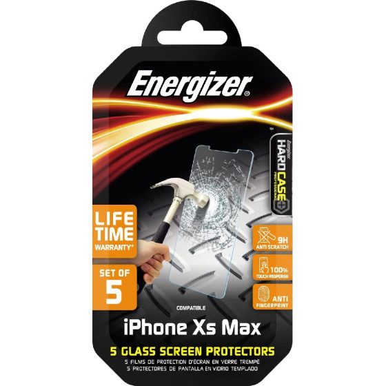 Energizer Tempered Glass Hard Case Professional 9H Anti Fingerprint ��� Apple Iphone Xs Max 5 ���