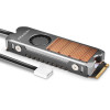 Axagon CLR-M2FAn Active Fan - M.2 SSD, 80MM SSD, Copper BODY, Silicone Thermal PADS, Height 13MM