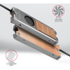 Axagon CLR-M2FAn Active Fan - M.2 SSD, 80MM SSD, Copper BODY, Silicone Thermal PADS, Height 13MM