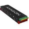 Axagon CLR-M2XT Passive - M.2 SSD, 80MM SSD, Alu BODY, Silicone Thermal PADS, Height 24MM