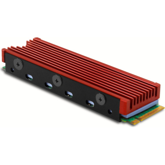 Axagon CLR-M2XT Passive - M.2 SSD, 80MM SSD, Alu BODY, Silicone Thermal PADS, Height 24MM