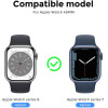 AHAstyle ���� Pc �� Tempered Glass Apple Watch 7/8/9 45mm Upgrade �� Ultra ���� - (WG115)
