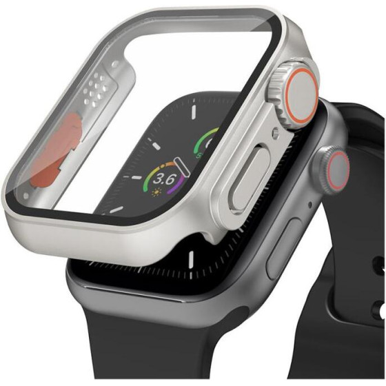 AHAstyle ���� Pc �� Tempered Glass Apple Watch 7/8/9 45mm Upgrade �� Ultra ����� - (WG115)