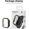AHAstyle ���� Pc �� Tempered Glass Apple Watch 7/8/9 45mm Upgrade �� Ultra ����� - (WG115)