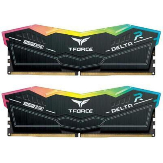 TeamGroup ����� Ram DDR5 32GB Kit 2x16GB Pc 6400 Team T-Force Delta Rgb - (FF3D532G6400HC40BDC01)