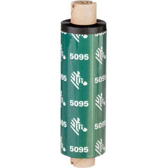 Zebra Zipship 5095 Thermal Transfer RIBBON, 57MM, 5095 Resin For Desktop PRINTERS, CORE: 12.7MM, LENGTH: 74 Metpa UNIT: 12 - (05095ZD25707)
