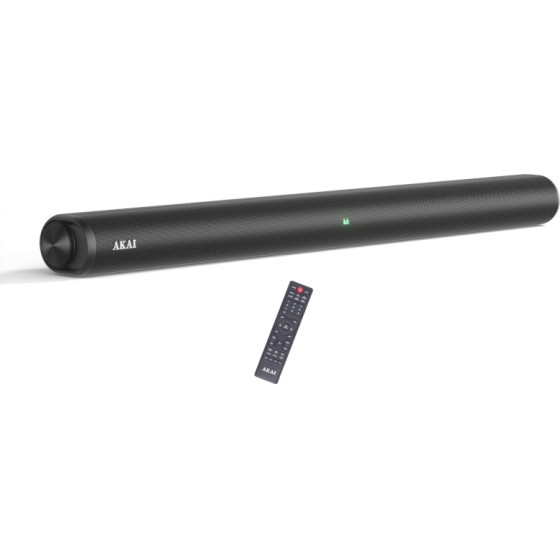 Akai Soundbar 2.0 �������� �� Bluetooth, USB, Aux-In, HDMI, TWS, TX, FM, COAX, OPT, LED, Eq ��� ���������������-60W Rms - (ASB-6L)